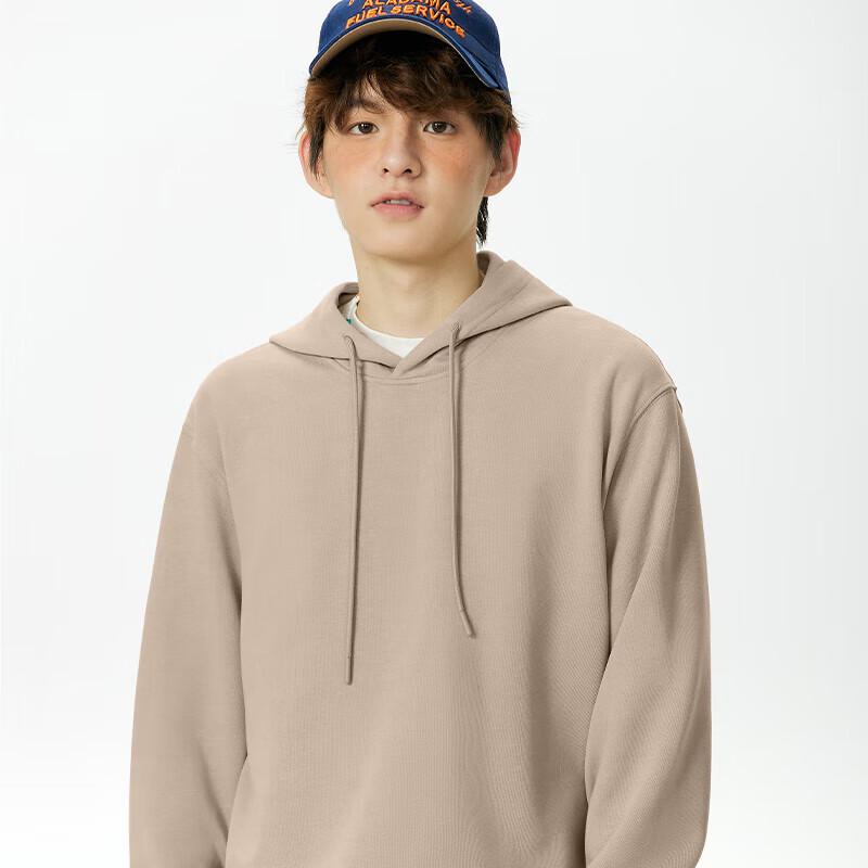 MINISO Men's Heavyweight Panda Badge Pullover Hoodie