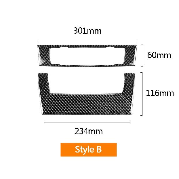 Настоящее углеродное волокно, накладка на панель кондиционера для BMW 3 серии E90 E92 E93 2005-2012, абсолютно новый высококачественный автомобиль