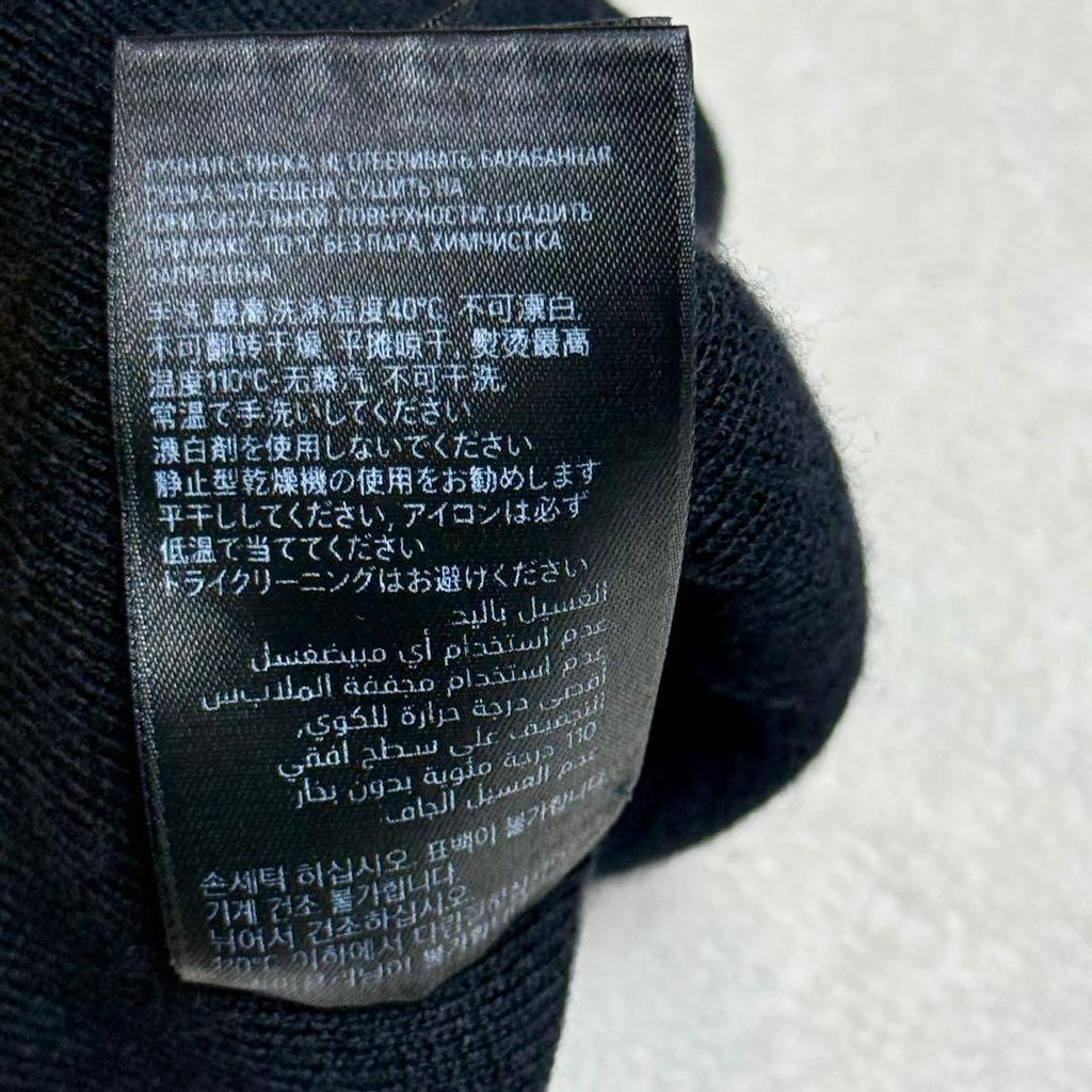 Б/у Balenciaga PATCH Шапка-бини Вязаная шапка Вязаная шапка Черный Черный