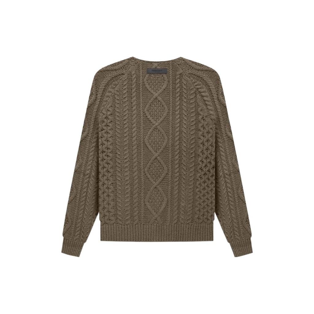 Fear of God Essentials FW22 Cable Knit Wood Unisex FOG-FW22-715