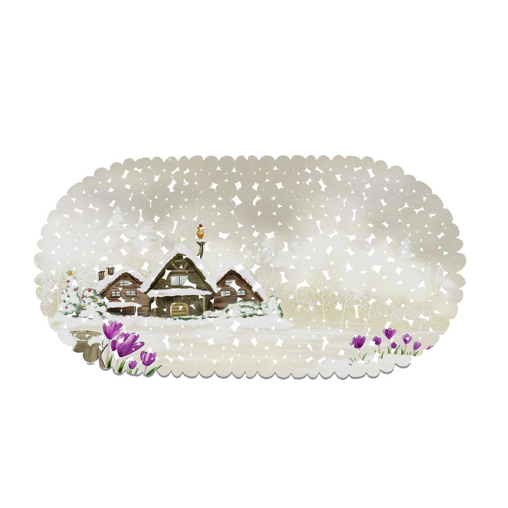 Красивые Иллюстрации Коврик для Балкона Ванной Комнаты Гидрофобный Нескользящий Дверной Коврик Бассейн Общественные Места Нескользящий Напольный Коврик