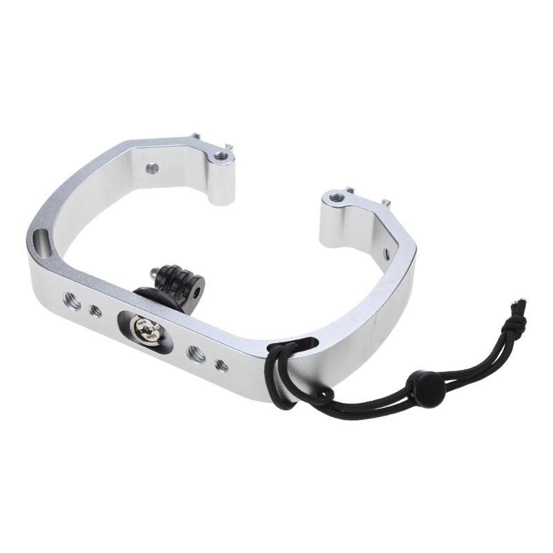 Diving Underwater Aluminum Selfie Monopod Mount Double-Arm Tray Handheld For  Action Camera Holder Bracket