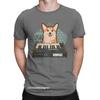 Funny Synthesizer Fan KORGI Corgi Dog Lover T-Shirts Men Cute Casual Cotton Tees Harajuku Tops T Shirts Plus Size Clothes