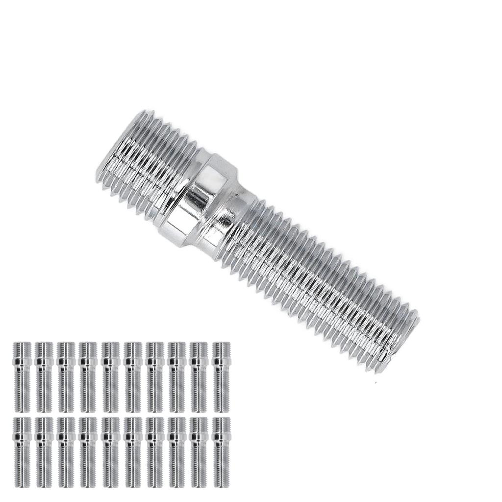 Wheel Bolt Conversion Kit, High Hardness Stainless Steel Precision Screw 50mm Full Length Wheel