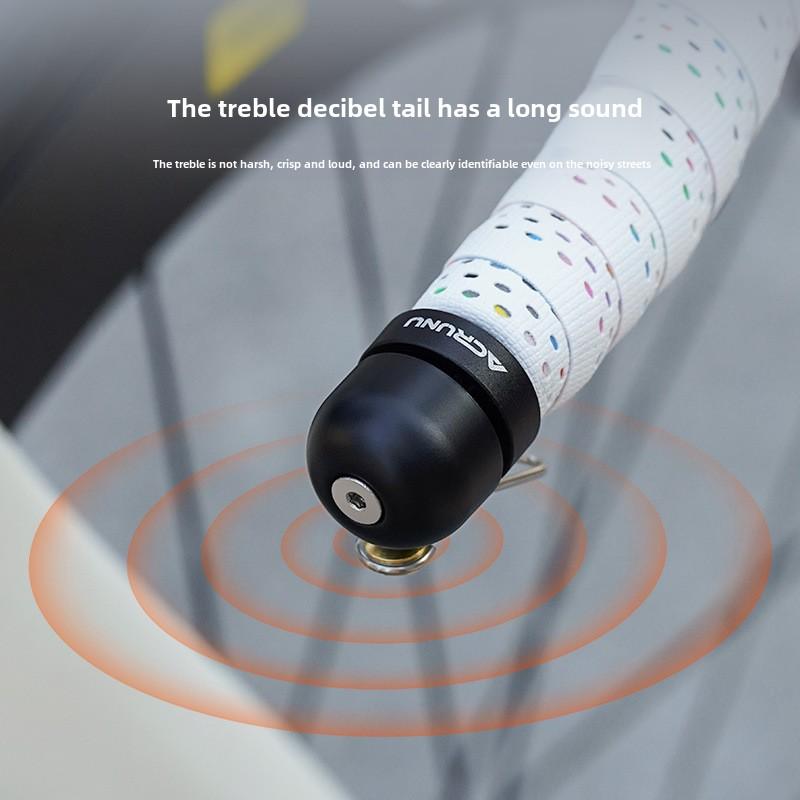 1/2pcs New Bicycle Bell Super Loud MTB Mountain Bike Safety Warning Alarm Bicycle Handlebar Plug Horn Riding Cycling Accessories