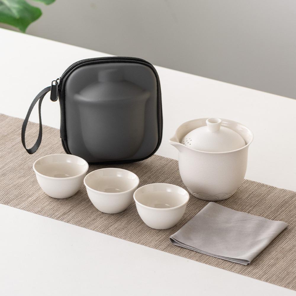 Инструмент для приготовления чая Набор для чая Кунг-фу Керамический набор чайников Чайная посуда Дорожный чайный набор Бизнес-подарок