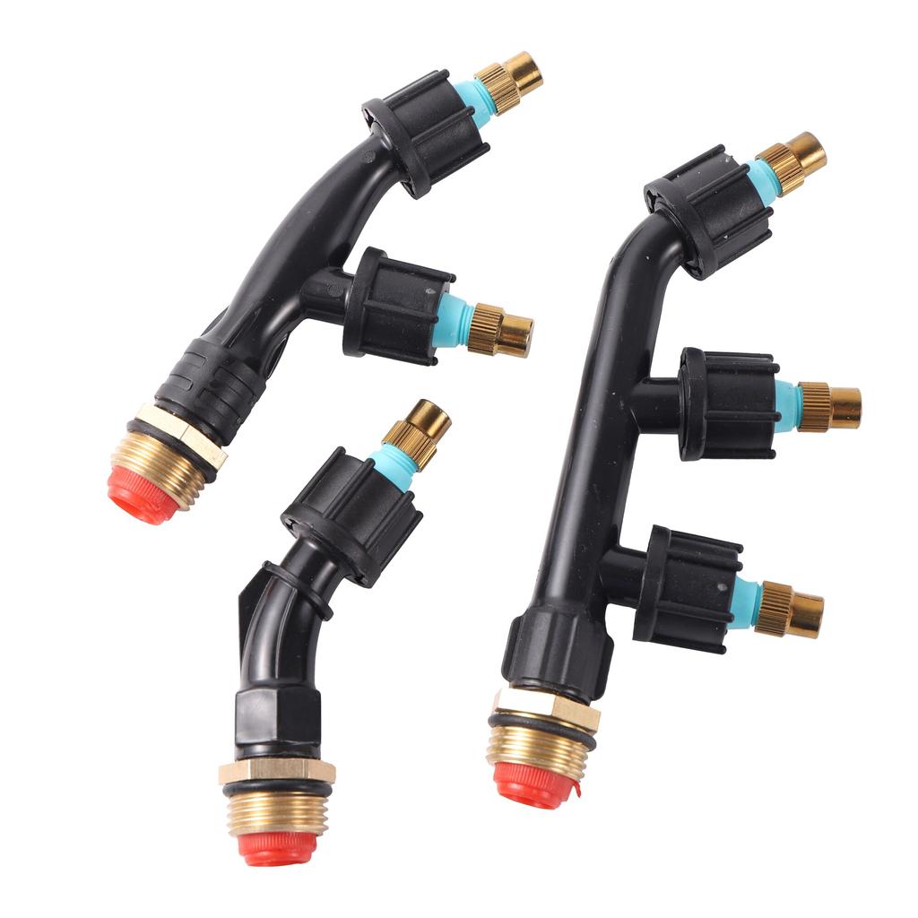 Сельскохозяйственный медный распылительный распылитель, одинарная/двойная/три сопла, садовый газонный ирригационный спринклер для распыления пестицидов