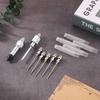 7-Piece Greasegun Needle Accessory Set, Including 5 Grease Needle Nozzles 1 Grease Needle Dispenser 1 Rubber Nipple