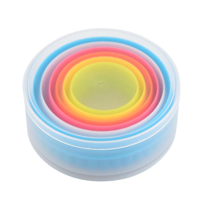 Креативная круглая форма для торта двойного назначения, набор из 6 предметов