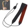 Adjustable Leather Saxophone Clarinet Neck Strap Single Shoulder Strap for Saxophone Clarinet