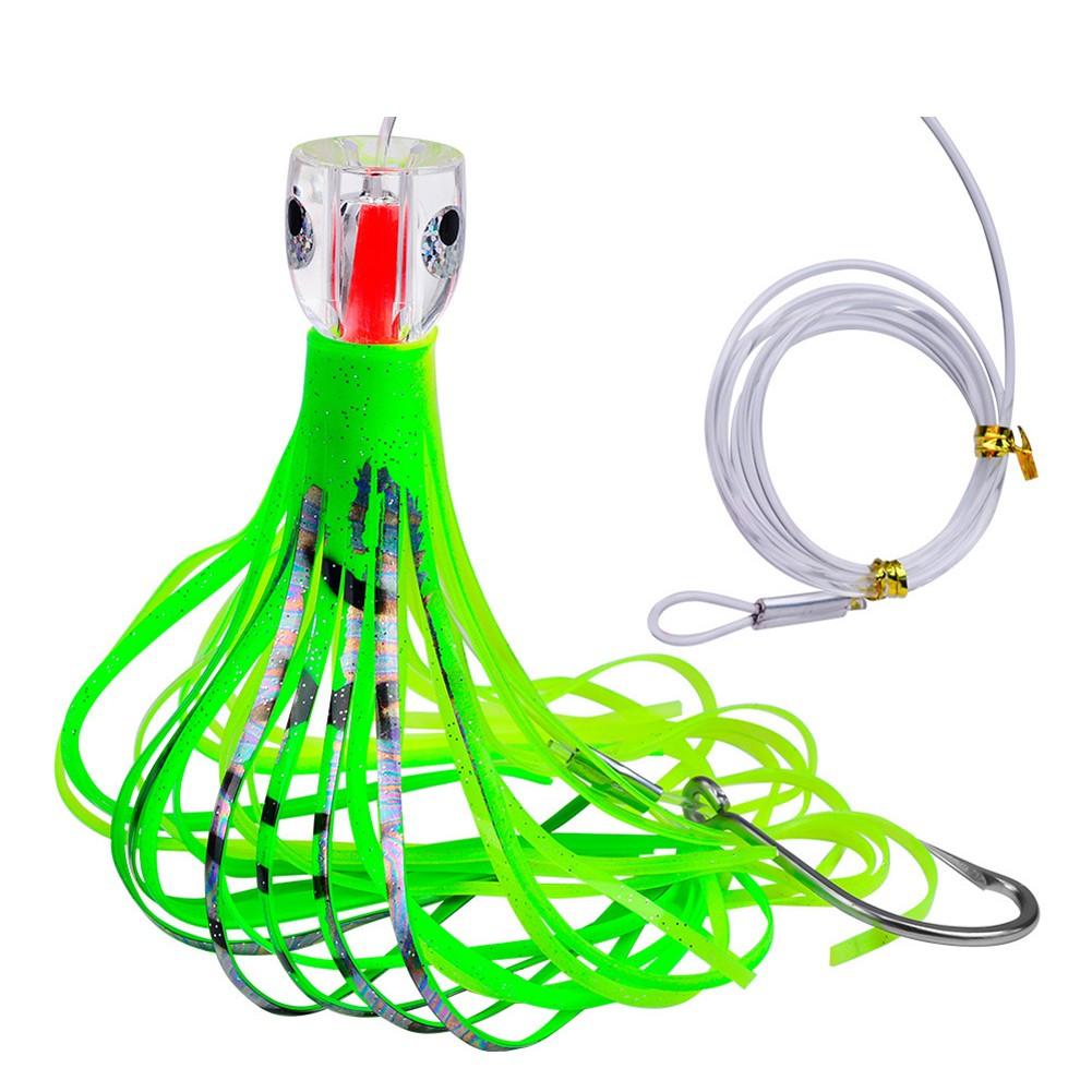 9 Octopus Skirt Bait Trolling Lure for Dolphin Fish and Big Eared Mackerel