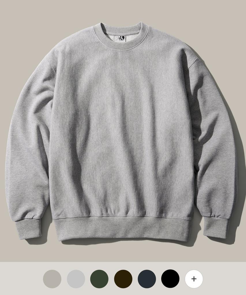 FP142 New Wave Heavy Meteor Diversweave Sweatshirt Gray Sjmt1423