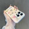 Colorful small flower phone case for iPhone 17 Air and iPhone 15 Pro, new style, 16-inch flower design, 14-inch fresh and cute design, 13-inch size.