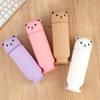 Soft Pencil Pouch Silicone Stationery Box Portable Cartoon Bear Pencil Case  Children Gifts