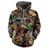 Camouflage Hunting Animals Outdoor Camouflage Spring And Autumn Men's Hoodie Street Trend Loose Comfortable Casual Top Clothing