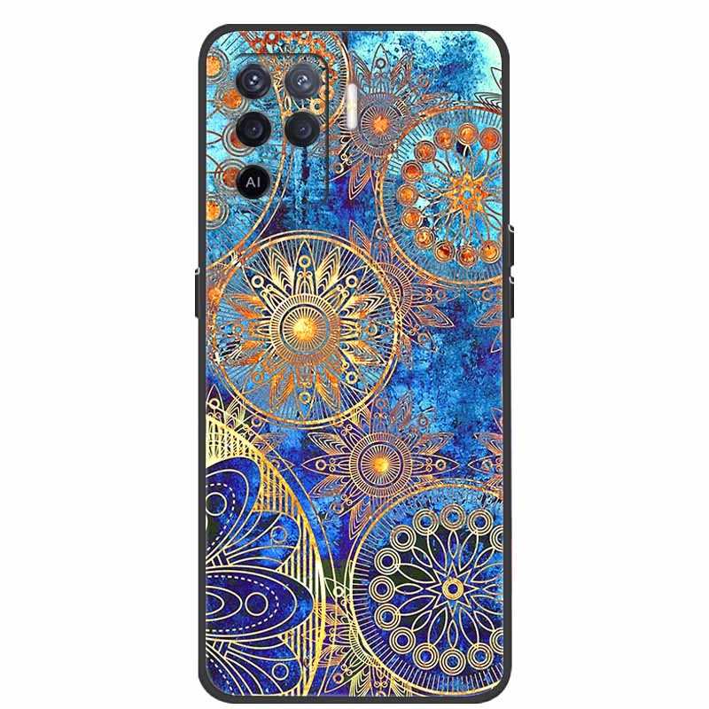 Для чехла OPPO Reno5 Lite Чехол Ударопрочный Мягкий силикон ТПУ Задняя крышка Для телефона Oppo Reno 5Z 5 Lite Чехол 5Lite CPH2205 Fundas