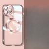 Гальванопокрытие Подходит для чехла iPhone 13 14 Прозрачное Магнитное притяжение iPhone12 Pro Max Простой 11 Противоударный Защитный чехол