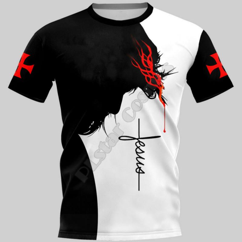 Summer Universe Sports 3D Printing Knight Templar Fashion Casual T-shirt Men's Women's Hip Hop Harajuku Casual Tops