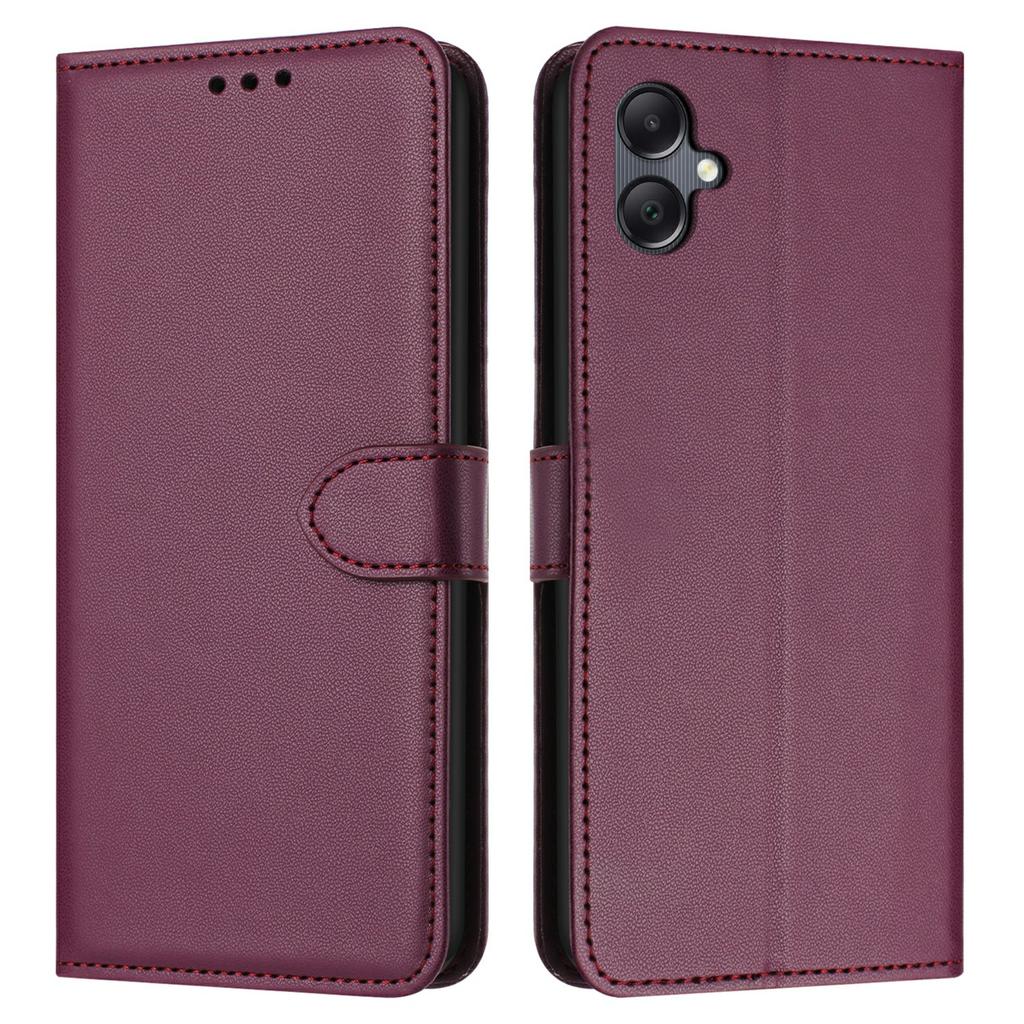 For Samsung Galaxy A06 4G Wallet Phone Case Leather Stand Cover with Strap