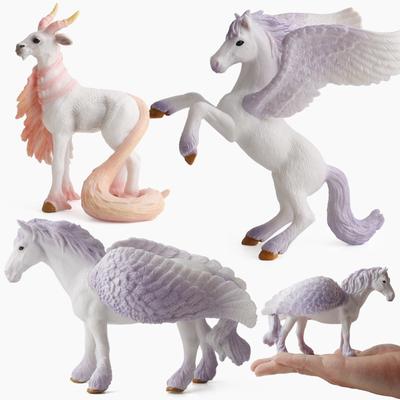 Единорог Модель Игрушка Имитация Животное Модель Игрушка Легенда Пегас Украшение