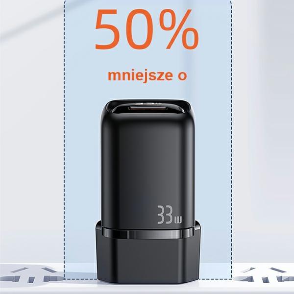 USAMS Земля. Сеть. 1Xusb-C+1Xusb T46 33 Вт(ТолькоHead) Pd3.0 +Qc3.0 Быстрая зарядка Белый/Белый Cc152Tc02 (США-Cc152)