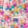 12mm 50pcs/bag Multicolor Acrylic Bayberry Beads Imitation Pearl Beads Round Loose Beads Spacer Beads For Earrings Bracelet Necklace Jewelry Making