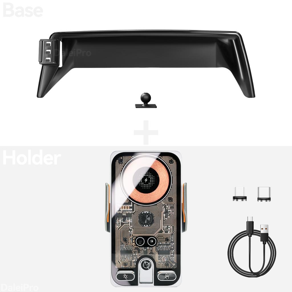 For BMW 5 Series G30 2017-2020 BMW 6-Series GT Car Phone Holder Screen Fixed Clip Wireless Charger Custom-fit Phone Screen Base