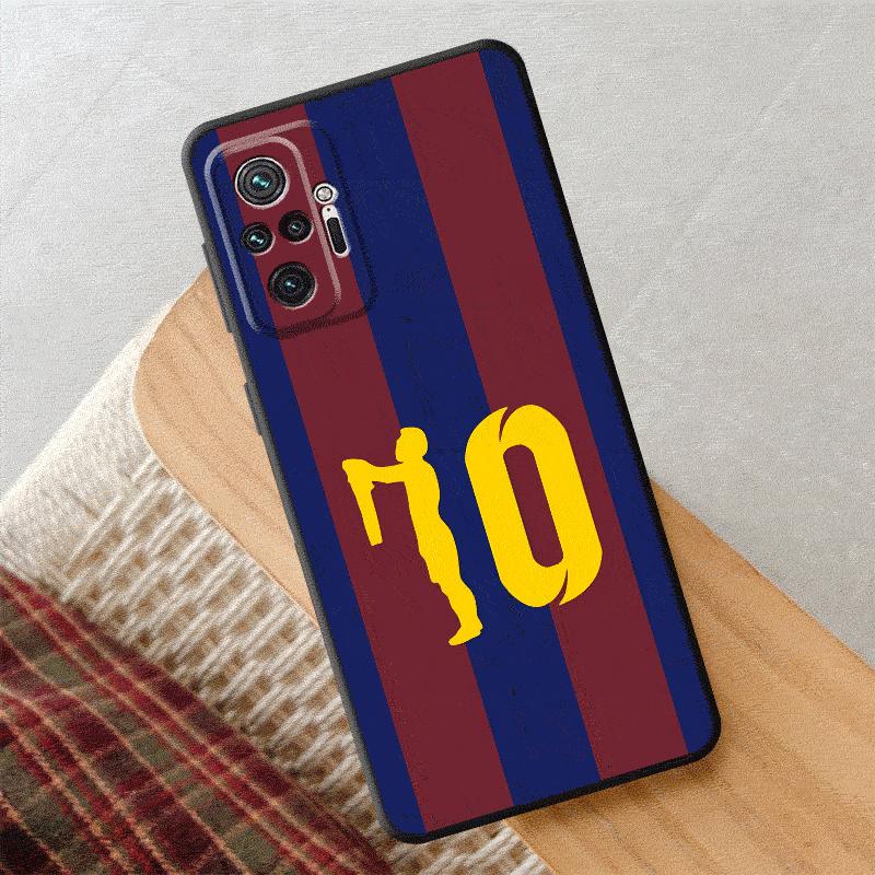 Крутой чехол для телефона с футбольным номером Xiaomi Для Redmi 9 9A 9i 9C 9T 10 2022 10C 10A 12 12C 13C 14C K40 Pro A1 A2 Plus A3x A4 Чехол