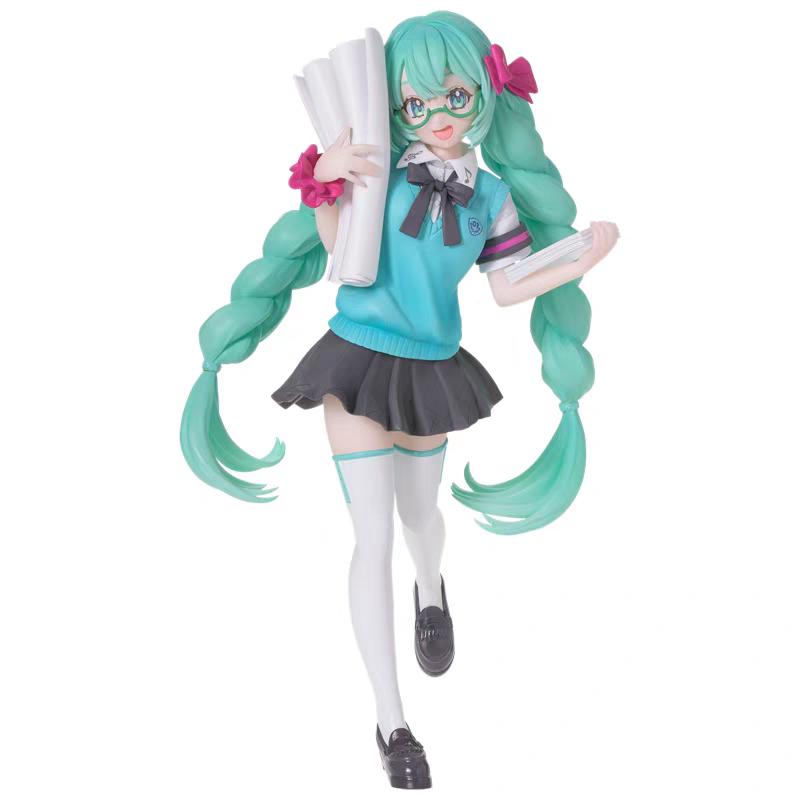 Anime Figure Miku 16th Anniversary Booota School Uniform Action Figurine Pvc Statue Collection Model Toys Gifts