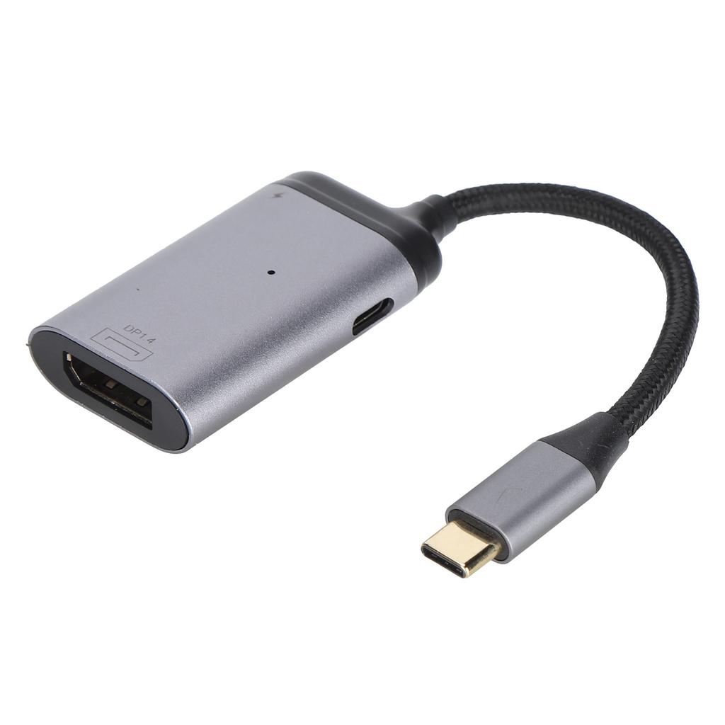 Адаптер Type-C на DP, Type-C Male на большой DP, PD, USB, Короткий кабель, 3 в 1, Адаптер-конвертер