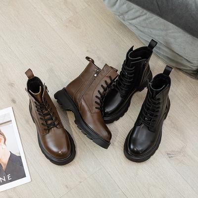 Ботинки Martin Кожаные ботинки Байкерские ботинки