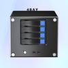Корпус Micro Atx Мини-ПК Хранилище Корпус для HDD Mini ITX Хранилище 4 отсека ТБ 4 ТБ 20 ТБ Жесткий диск Сервер NAS с роутером