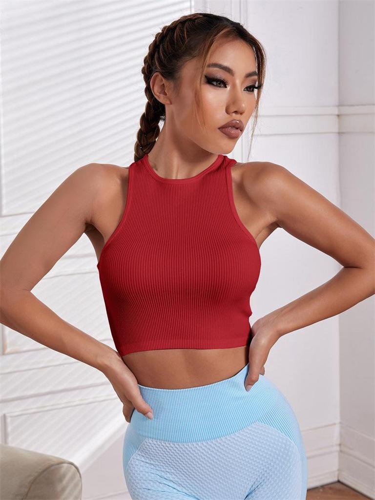 Женский спортивный бюстгальтер высокой интенсивности, жилет для йоги, для бега и тренажерного зала