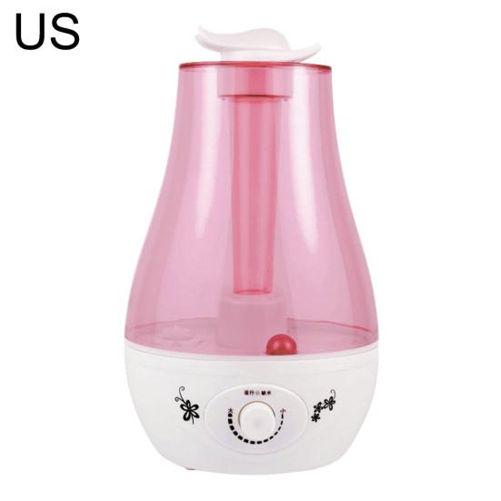 3L Ultrasonic Dual Nozzle Atomizer Home Office Desktop Diffuser Mist Humidifier