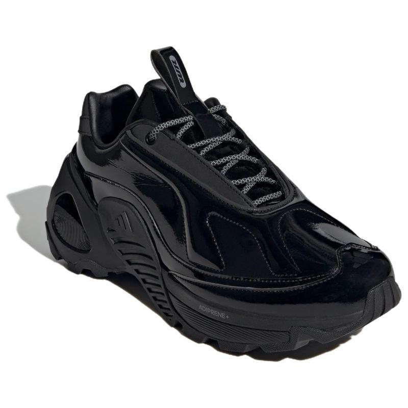 Adidas Wonder Runner Амортизирующие Нескользящие Низкие Кроссовки для Бега Унисекс Черные Кроссовки JQ7514