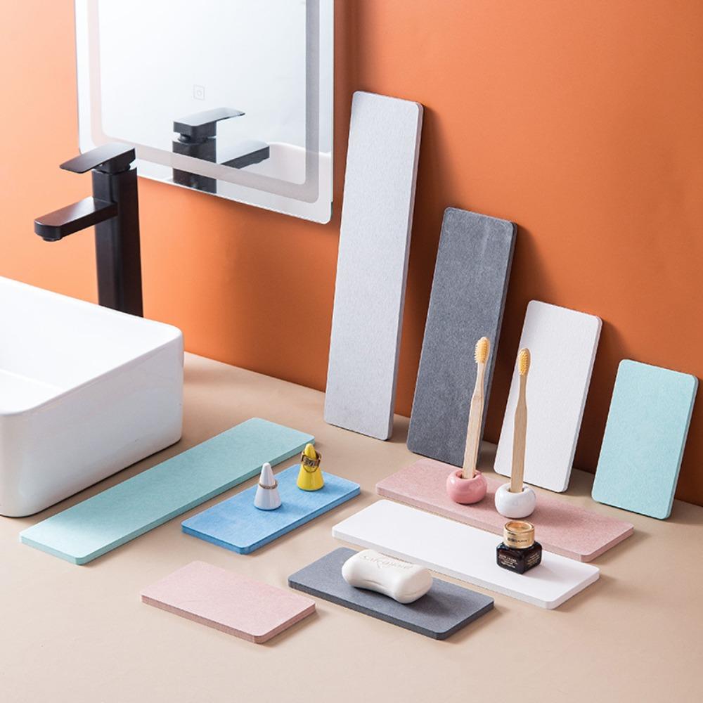 Нескользящий диатомитовый коврик Утолщенная водопоглощающая подкладка Бытовая подставка Подкладка на столешницу