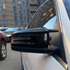 Крышка зеркала с узором из углеродного волокна, черная накладка на зеркало для Mercedes-Benz C W204 E W212 W176 W246 CLS C218 GLA
