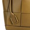 Bottega Veneta Bv Arco Intreccio Woven Rectangular Leather Shoulder Bag Medium Women handbags Caramel 598244VMAP19830