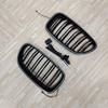 Car Double Line Front Luminous Grille Led Light Racing Grille For BMW 5 Series F10 F11 F18 2010-2017 ABS Black Body Kits Tuning