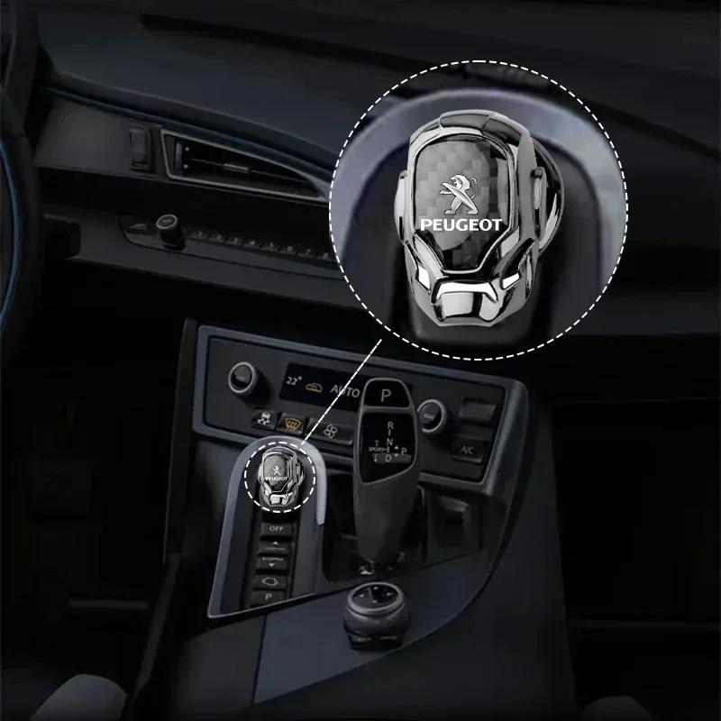 Car Sticker Car One-Click Start Button Cover Decoration Sticker Protection Cover For Peugeot 206 308 307 208 207 3008 2008 508 4
