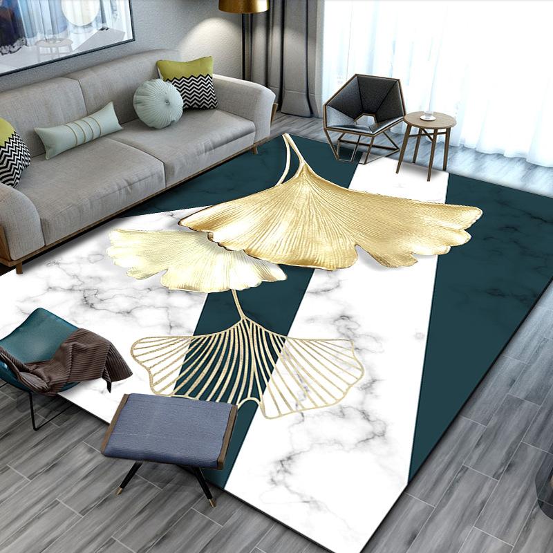 Кристально-бархатный ковер для дома, ковер для гостиной, коврик под диван и кофейный столик, коврик для пола в спальне, устойчивый к пятнам, мягкий плюшевый ковер