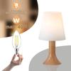 Lampe de table NETTLIFE lot de 2 E14 kaki