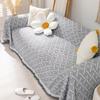Хлопково-льняное диванное полотенце в скандинавском стиле, не царапающаяся подушка, чехол для дивана, ткань, полностью покрытый универсальный коврик для дивана, одеяло для кемпинга на открытом воздухе