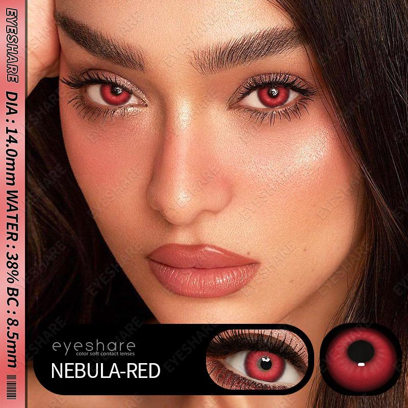 Eyeshare Цветные контактные линзы для Хэллоуина, аниме-аксессуары, линзы для косплея, линзы для глаз, годовые, 2 шт./пара