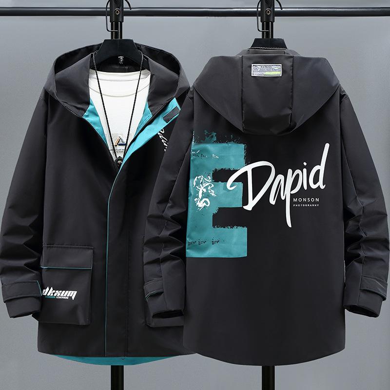 Men's Spring and Autumn Jackets Versatile Casual Plus Size Plus Size Fat Tops Men's Clothes Work Jackets 4XL-10XL