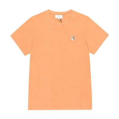 Maison KiTsune Женская футболка с коротким рукавом с патчем в виде головы лисы Lw00105kj0008