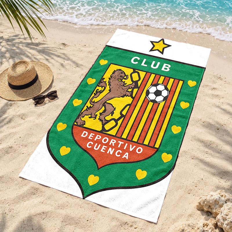 Club Deportivo Cuenca Microfiber Beach Towel Quick Dry Sand Free Lightweight Beach Towels for Travel Swimming Camping