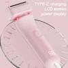 Double Heads Women Electric Shaver USB Rechargeable Waterproof Portable Face Body Bikini Area Arm Leg Hair Removal Epilator Razor Trimmer