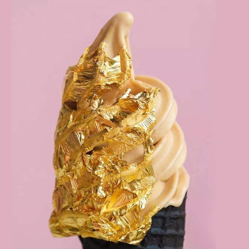 3g украшения конфетти золото серебро украшения сусальное золото хлопья материалы для рисования фольга бумага