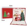 Xmas Tree Santa Kid Party Gift Invitations Marry Festival Decoration Christmas Card Greeting Cards